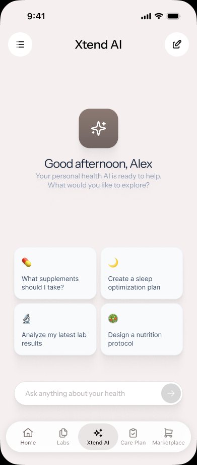 Xtend Health patient app AI assistant